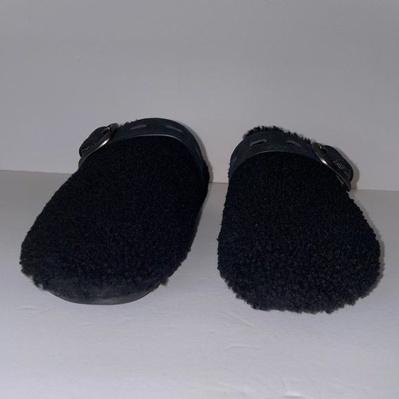 NWOB Rag & Bone Black Sherpa Slides - Picture 4 of 11